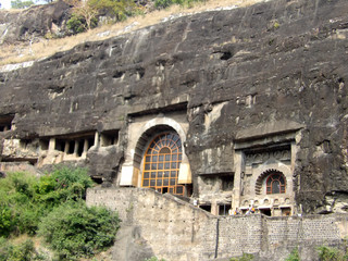 Fototapeta na wymiar World Heritage site - Ajanta Buddhist caves in India