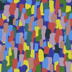 Color paints seamless pattern, vector background