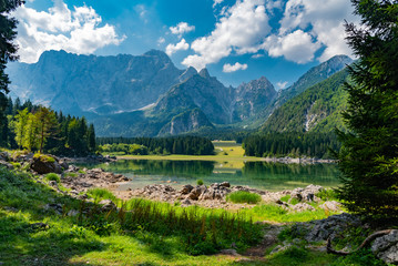 Fototapeta na wymiar panorama of slovenia in summer
