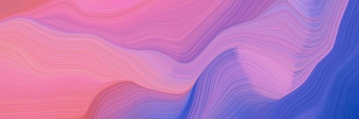 Obraz premium creative elegant graphic with pastel violet, royal blue and medium purple color. modern soft swirl waves background design