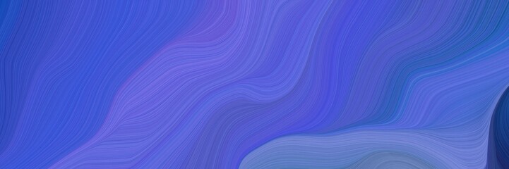 modern soft swirl waves background illustration with royal blue, midnight blue and corn flower blue color