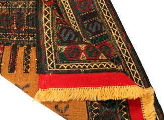 Old and modern Persian Colourful Arabesque and handmade carpet, rug gelim, and Gabbeh with the...