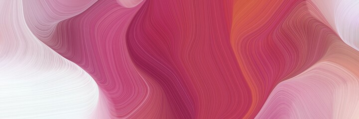 Obraz premium dynamic elegant graphic. modern waves background illustration with moderate pink, light gray and moderate red color
