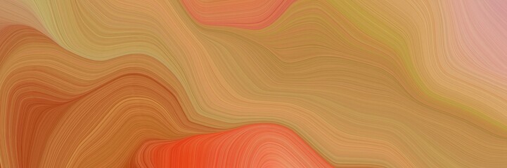 elegant graphic background with peru, coffee and tan color. abstract waves design