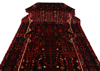 Old and modern Persian Colourful Arabesque and handmade carpet, rug gelim, and Gabbeh with the...