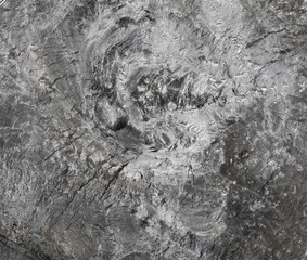 metal crater, fantastic silver background
