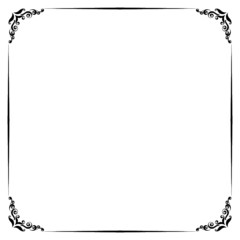 Border ornament pattern frame. Decorative Line Border Frame