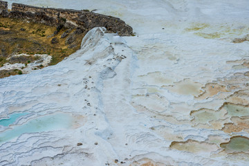 Turkey Pamukkale, in its present form without Photoshop with details and views © Macros