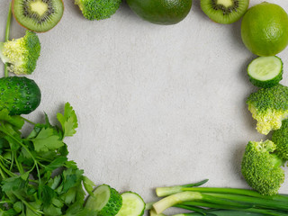 vegetables on a wooden board