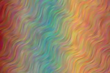 Red, blue and yellow waves vector background.