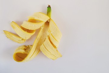 peeled banana peel