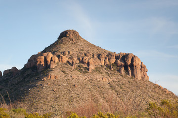 Fototapeta na wymiar Desert Mountains in the distance