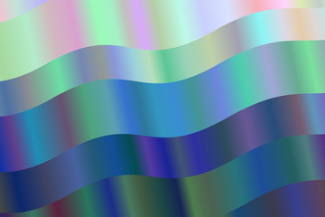 Beautiful blue waves vector background.