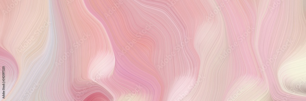 Aufkleber smooth landscape orientation graphic with waves. modern soft swirl waves background design with baby