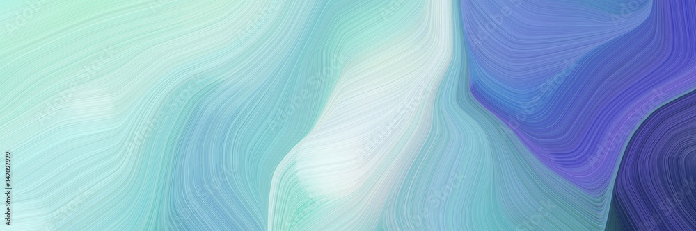 Poster smooth elegant graphic background with light blue, slate blue and dark slate blue color. abstract wa
