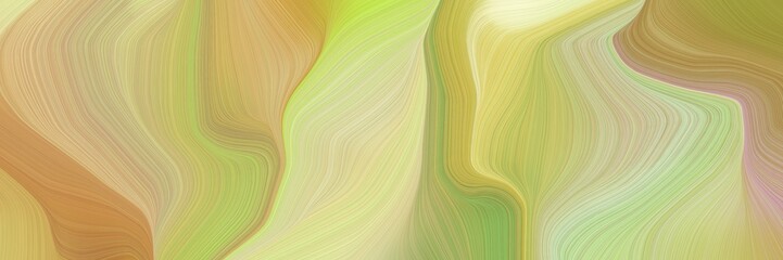 smooth elegant graphic with waves. smooth swirl waves background design with dark khaki, pale golden rod and khaki color