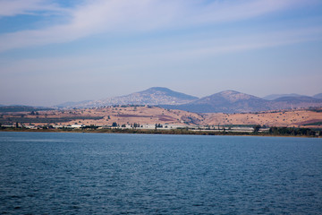 Naklejka na ściany i meble View from the Sea of Galilee 
