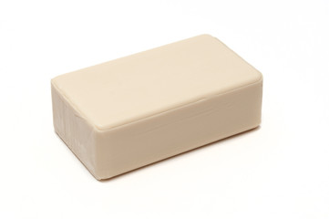 classic soap on a white background