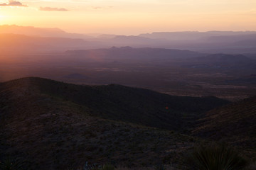 Fototapeta na wymiar Desert Landscape at sunset