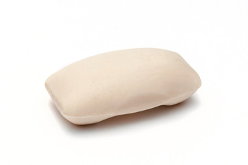 classic soap on a white background