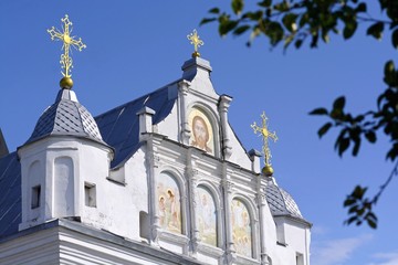 Fototapeta na wymiar St. Nicholas Orthodox Nunnery in Mogilev. Belarus.