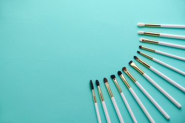 makeup artist brushes