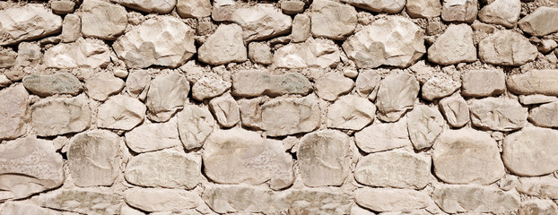 Old stone wall banner texture