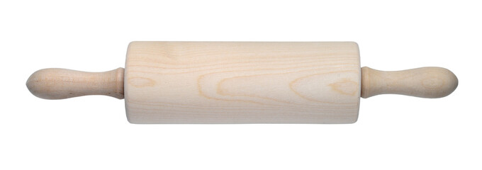 Wooden rolling pin for dough