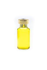 Colofull vaccine and medicine on white background