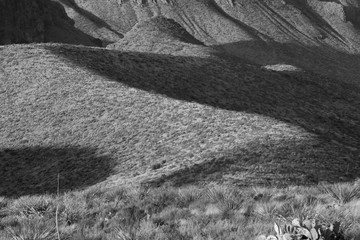Fototapeta premium Mountain Landscape in Black and White