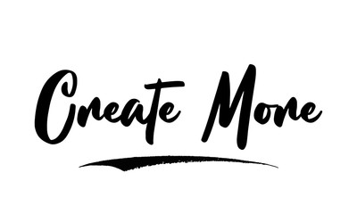  Create More Calligraphy Black Color Text On White Background