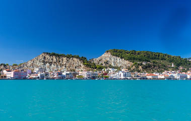 Naklejka na ściany i meble Zante Greece views of the sea and cliffs