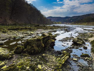 dunajec w rożnowie, małopolska