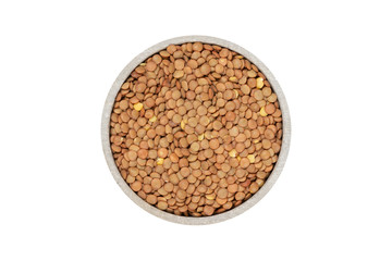 Eine Schale voller Linsen