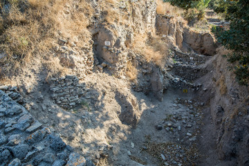 The ruins of the ancient city of Troy in Turkey.