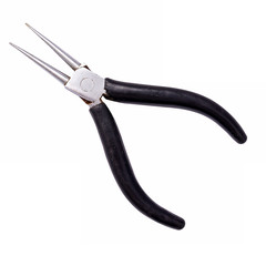 Vintage pliers isolated on a white background. Subject for project and design.