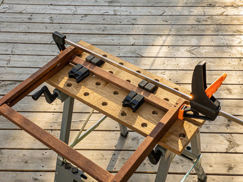 DIY woodworking wooden chair repair