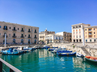 Beautiful tourist photo of the city in Sicily, Italy
