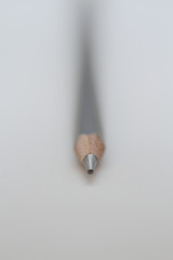Pencil on white background