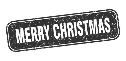 merry christmas stamp. merry christmas square grungy black sign