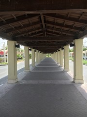 corridor in the park