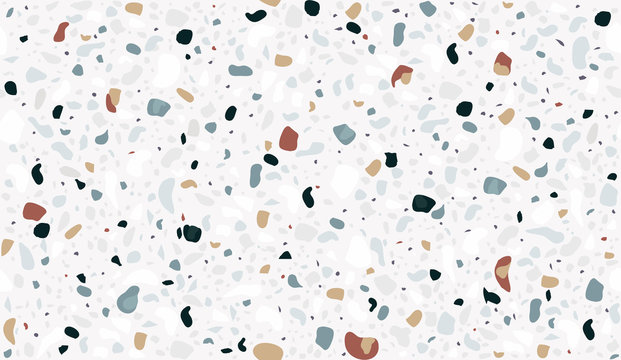 Seamless vector pattern with hand drawn marble. Trendy stone texture