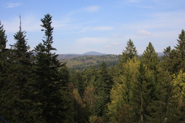 Panorama mit Berggipfel