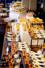 Buffet table with sweets