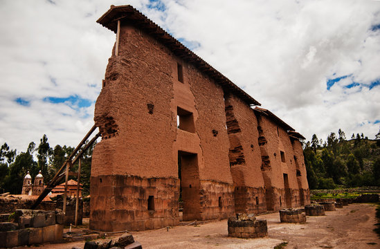 Incan Ruins of Raqchi, Peru, South America