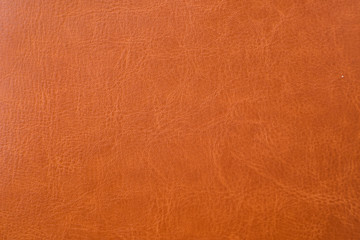 Texture of natural bright brown leather, background.