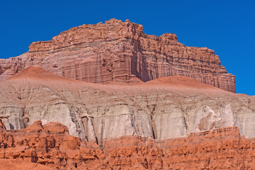 Sandstone Cliffs Against a Blue Sky