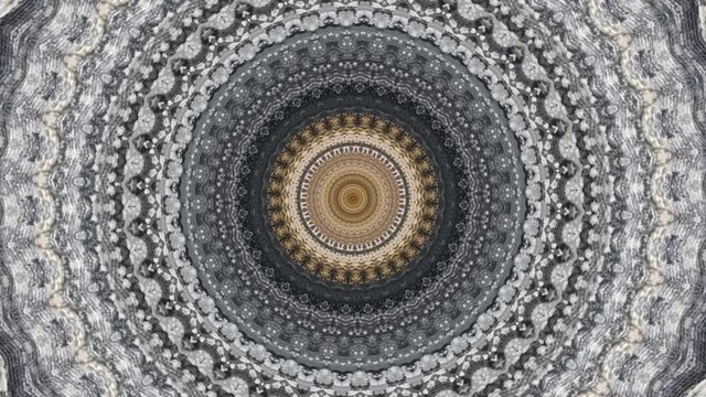 Stylish Kaleidoscope Knitting Animation moving seamless footage in Nordic Style. Based on combination of Classic warm seamless knitted pattern and Original Art Painting. Psychedelic motion Flow.