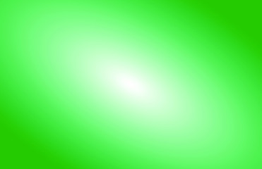 Abstract green colorful layout. Vector background with radial gradient effect. White ray light in center. Design teemplate backdrop with copy space