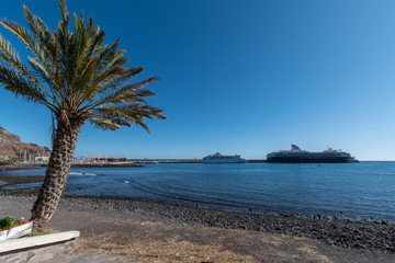 Brandung - Strand von San Sebastian - La Gomera